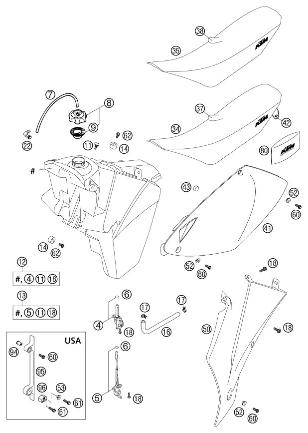 Náhled schématu TANK, SEAT