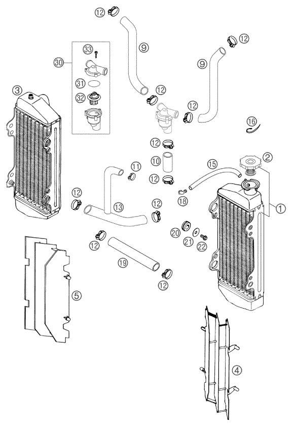 Náhled schématu COOLING SYSTEM