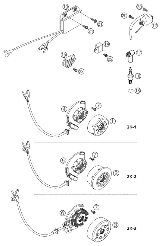 Náhled schématu IGNITION SYSTEM