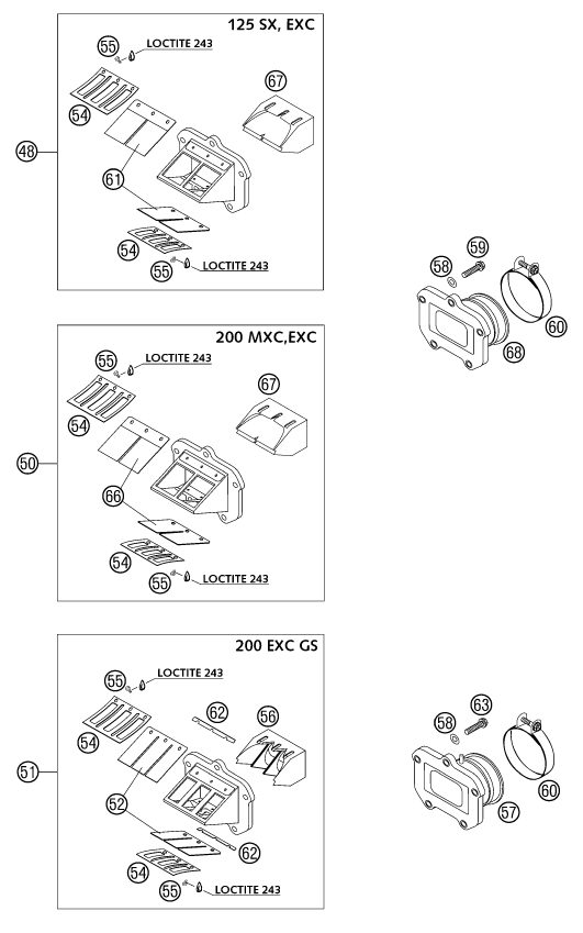 Náhled schématu REED VALVE CASE