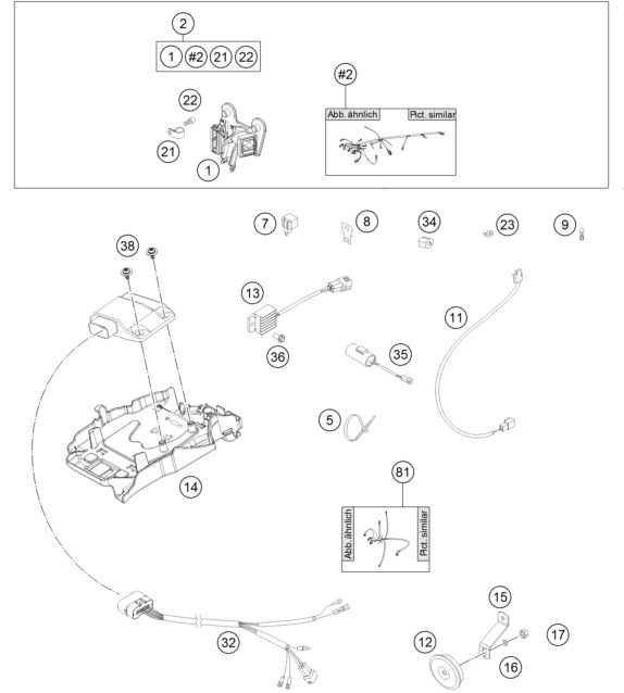 Náhled schématu WIRING HARNESS