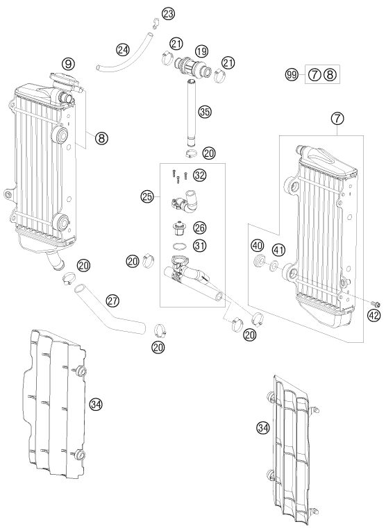 Náhled schématu COOLING SYSTEM