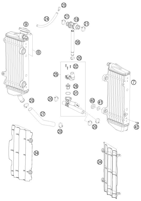 Náhled schématu COOLING SYSTEM