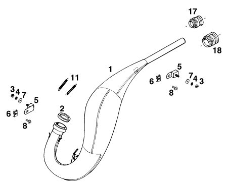 Náhled schématu EXHAUST SYSTEM