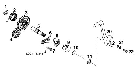 Náhled schématu TRANSMISSION II - COUNTERSHAFT