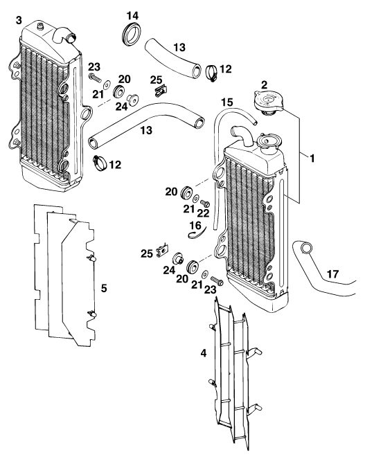 Náhled schématu COOLING SYSTEM