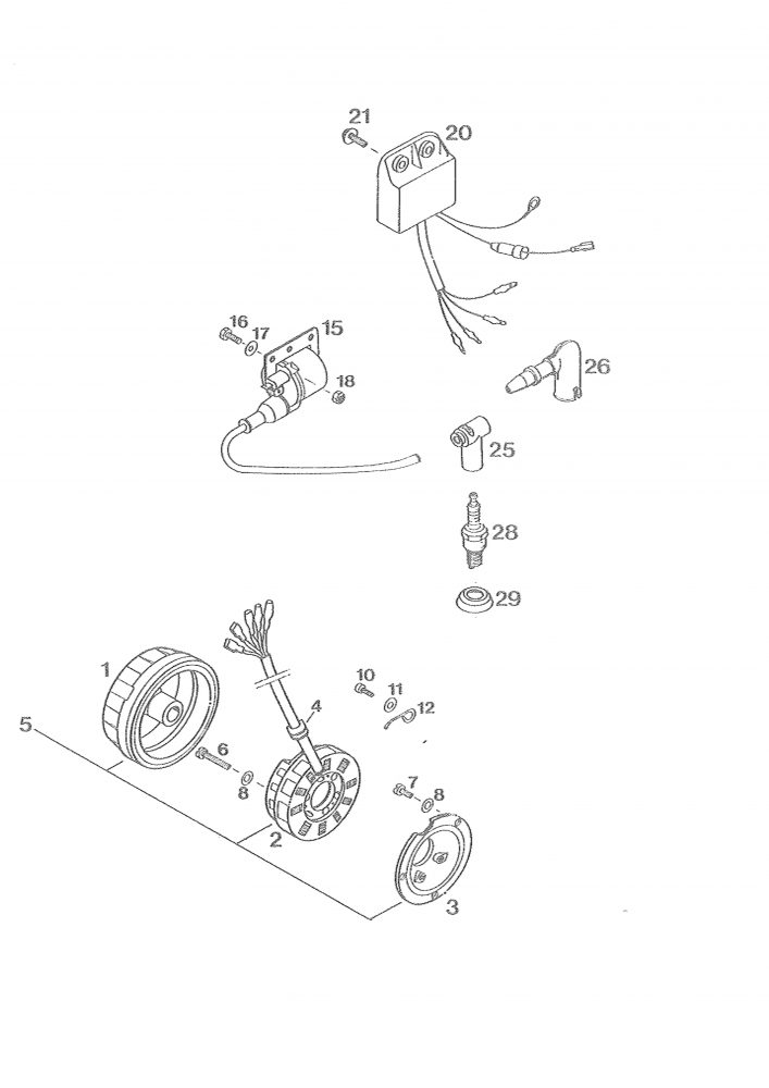 Náhled schématu IGNITION SYSTEM