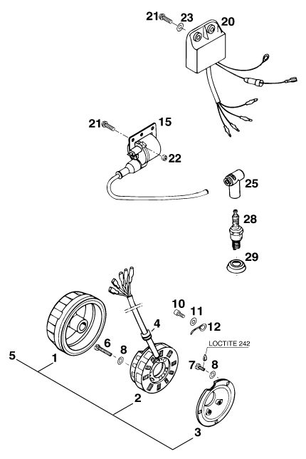 Náhled schématu IGNITION SYSTEM