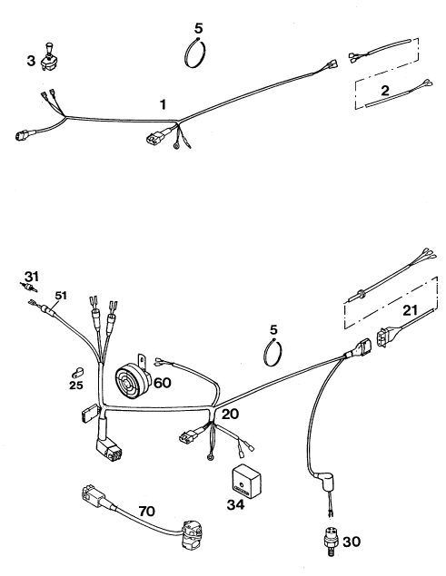 Náhled schématu WIRING HARNESS