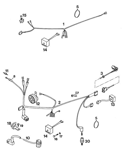 Náhled schématu WIRING HARNESS