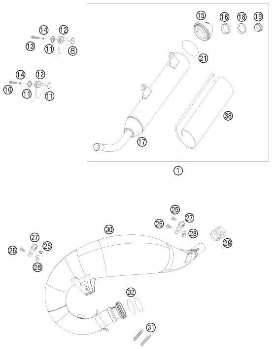 Náhled schématu EXHAUST SYSTEM