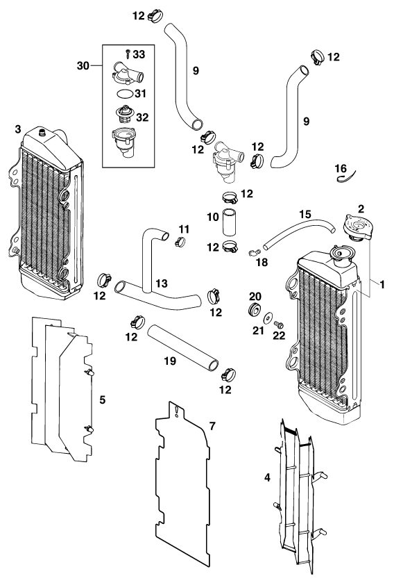 Náhled schématu COOLING SYSTEM