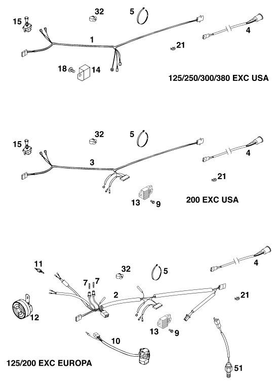 Náhled schématu WIRING HARNESS