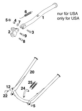 Náhled schématu SIDE / CENTER STAND