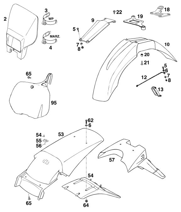 Náhled schématu MASK, FENDERS