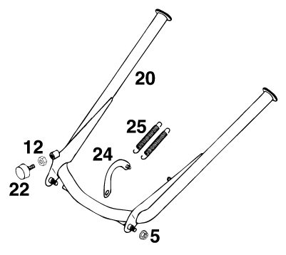 Náhled schématu SIDE / CENTER STAND