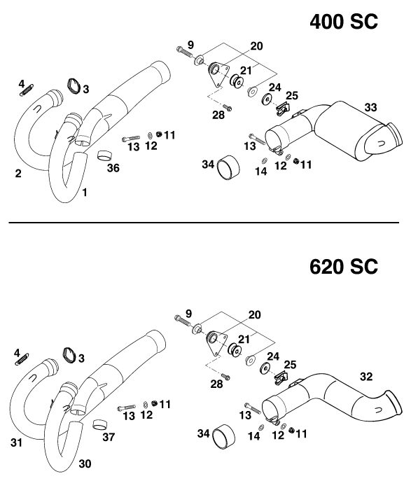 Náhled schématu EXHAUST SYSTEM