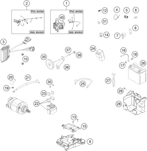 Náhled schématu WIRING HARNESS
