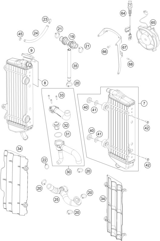 Náhled schématu COOLING SYSTEM