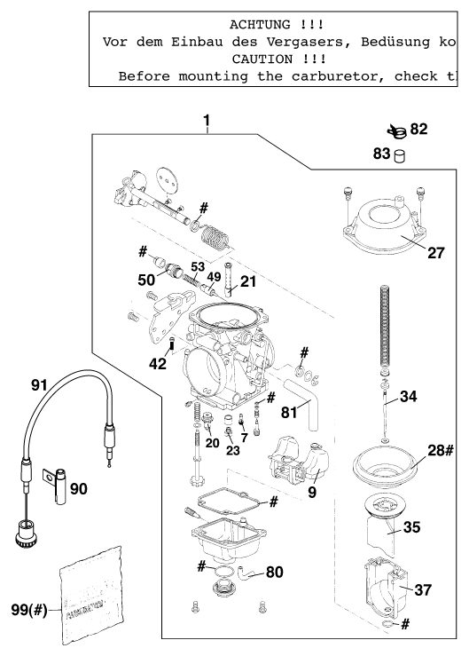 Náhled schématu CARBURETOR