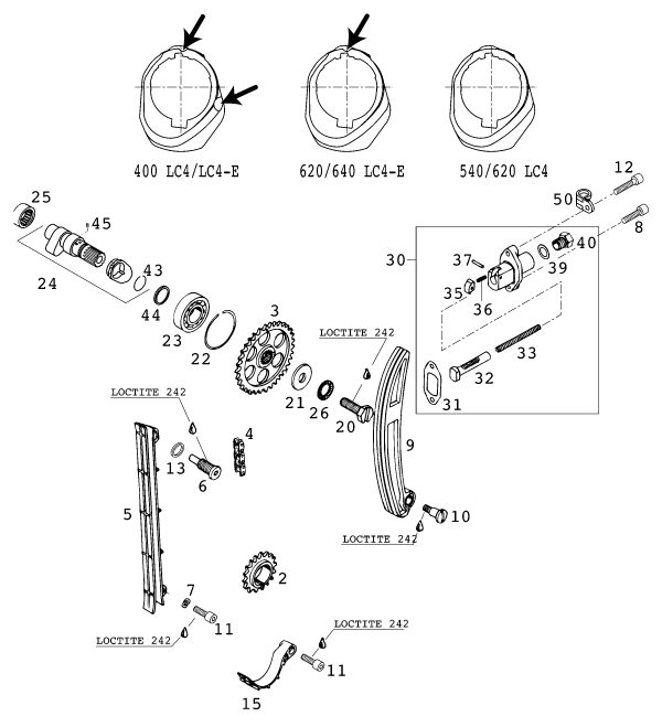 Náhled schématu TIMING DRIVE
