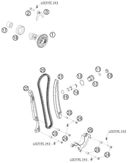 Náhled schématu TIMING DRIVE