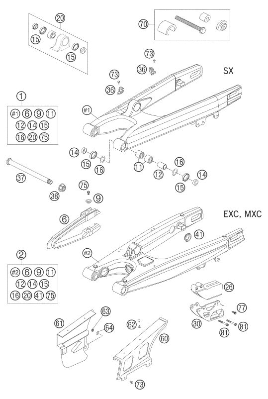 Náhled schématu SWING ARM
