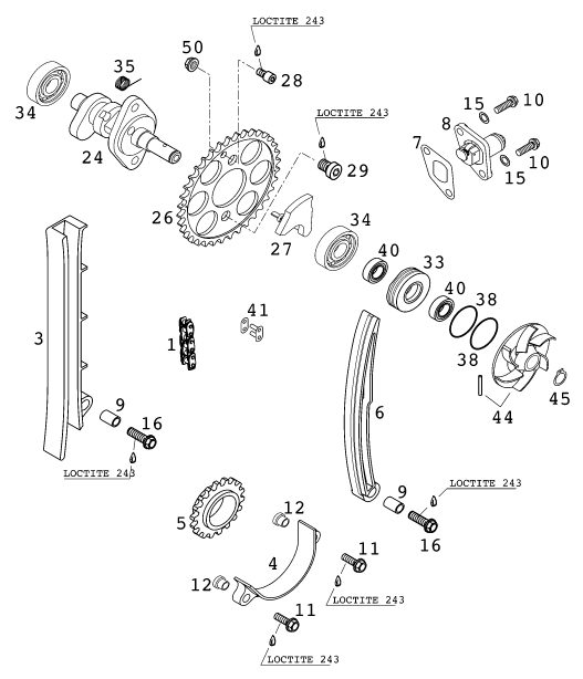 Náhled schématu TIMING DRIVE
