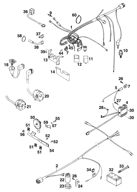 Náhled schématu WIRING HARNESS