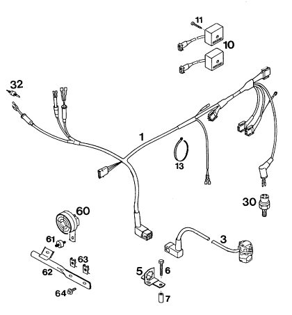 Náhled schématu WIRING HARNESS