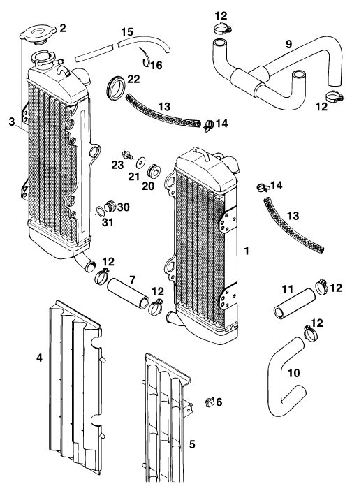 Náhled schématu COOLING SYSTEM