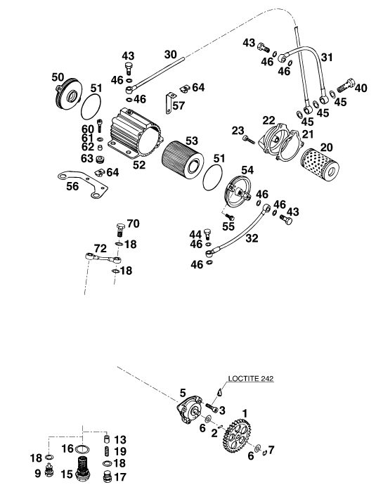 Náhled schématu LUBRICATING SYSTEM