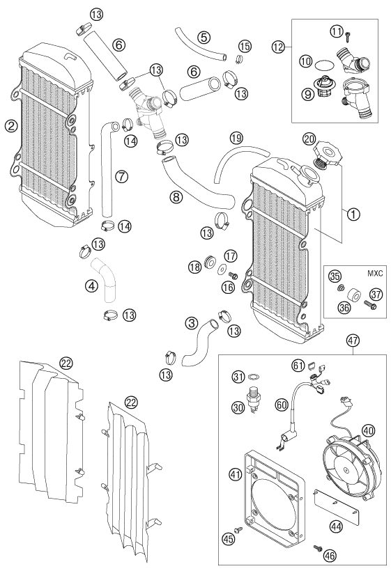 Náhled schématu COOLING SYSTEM