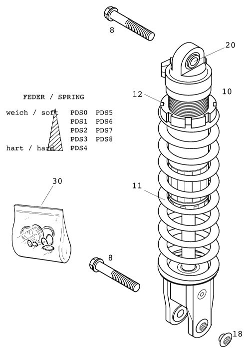 Náhled schématu SHOCK ABSORBER