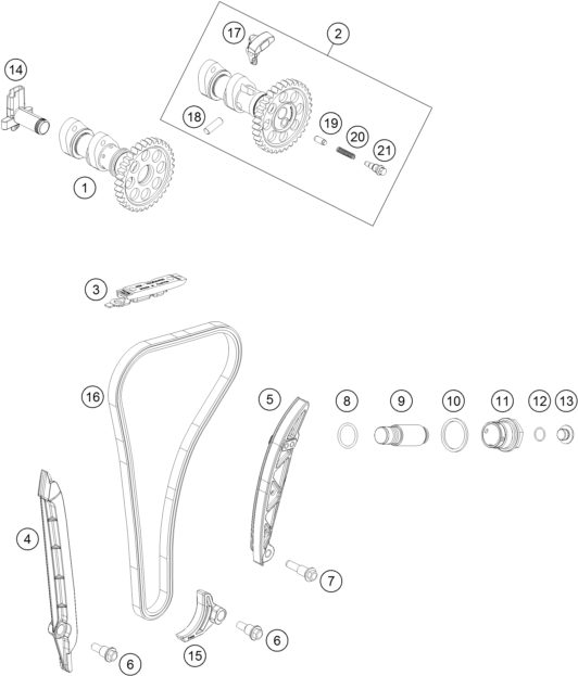 Náhled schématu TIMING DRIVE