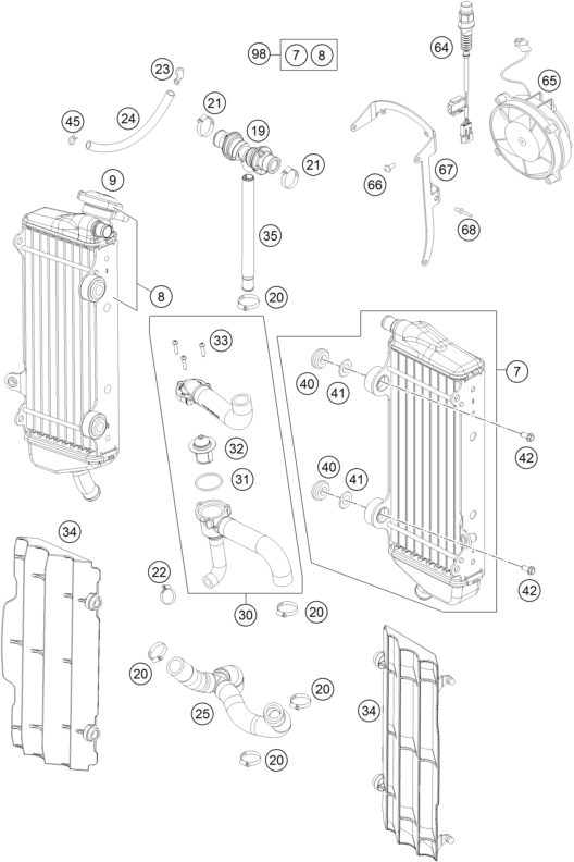 Náhled schématu COOLING SYSTEM