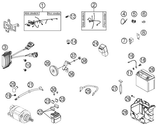 Náhled schématu WIRING HARNESS