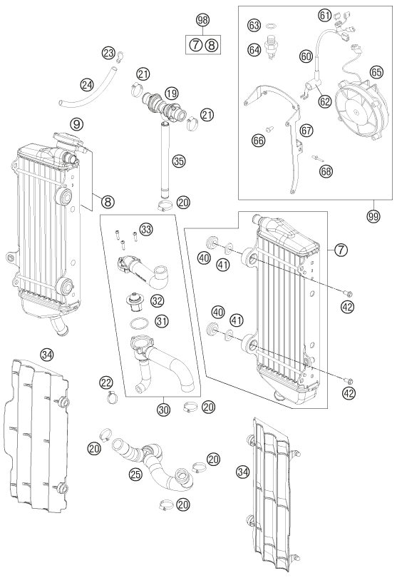 Náhled schématu COOLING SYSTEM