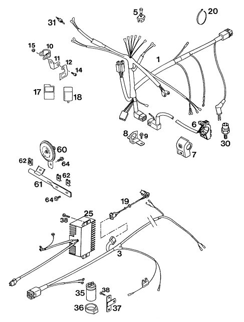 Náhled schématu WIRING HARNESS