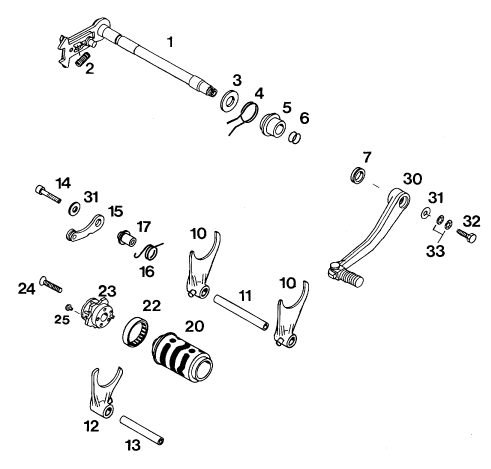 Náhled schématu SHIFTING MECHANISM