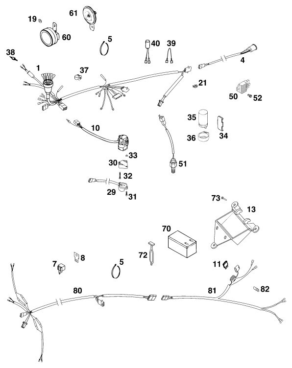 Náhled schématu WIRING HARNESS
