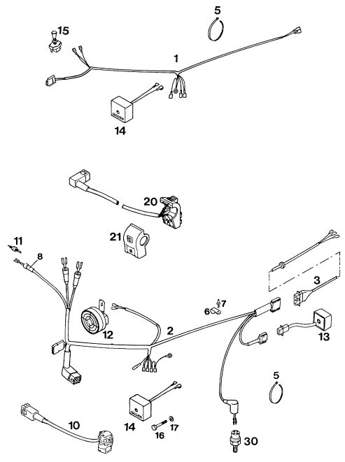 Náhled schématu WIRING HARNESS