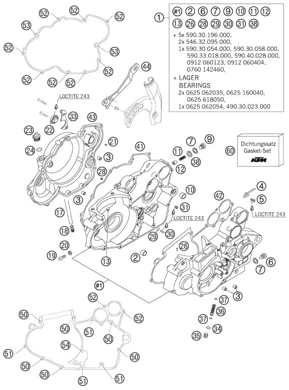 Náhled schématu ENGINE CASE