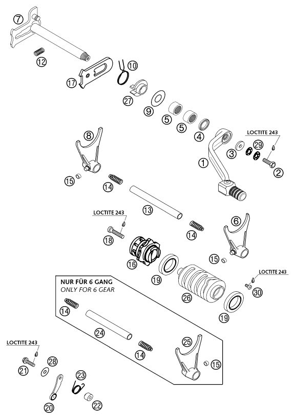 Náhled schématu SHIFTING MECHANISM
