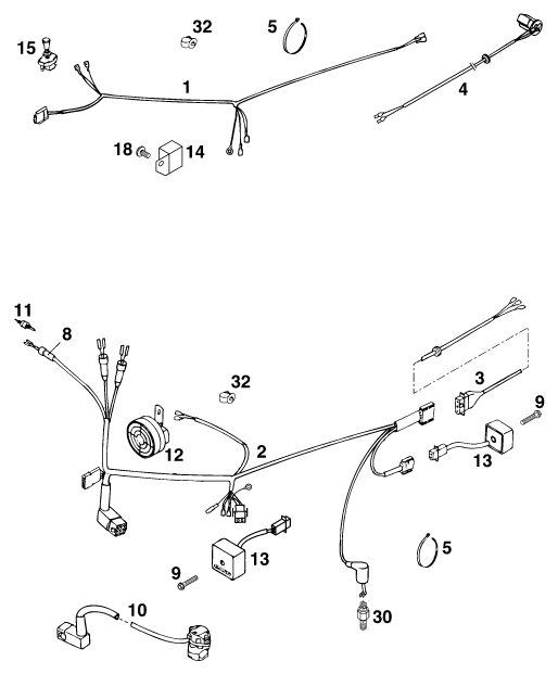 Náhled schématu WIRING HARNESS