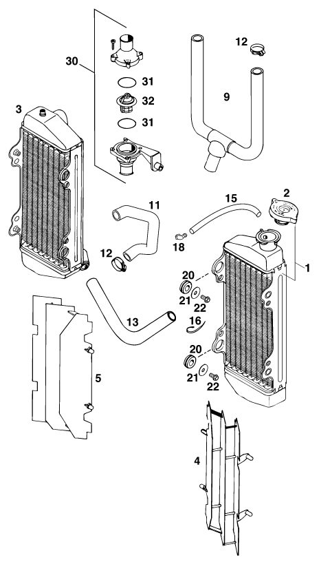 Náhled schématu COOLING SYSTEM