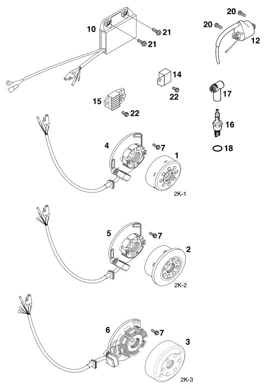 Náhled schématu IGNITION SYSTEM