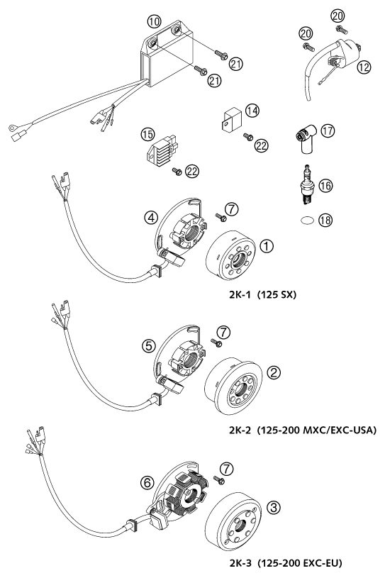 Náhled schématu IGNITION SYSTEM