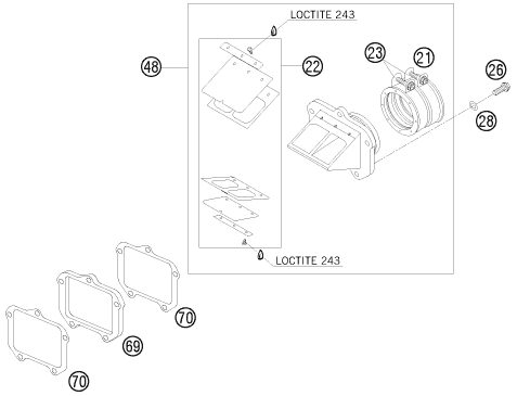 Náhled schématu REED VALVE CASE