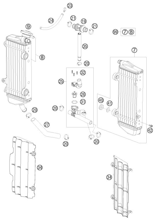 Náhled schématu COOLING SYSTEM